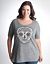 Full Figure Skull Tee by Lane Bryant