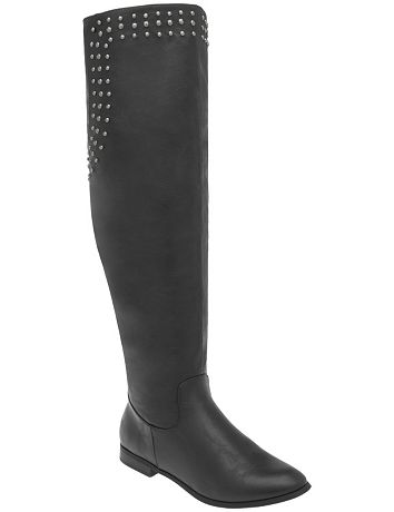 Wide Width Wide Calf Over The Knee Boot