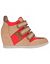 Wide Width Color Pop Hidden Wedge Sneakers by Lane Bryant