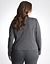 Leather trim ponte suit jacket by Lane Bryant