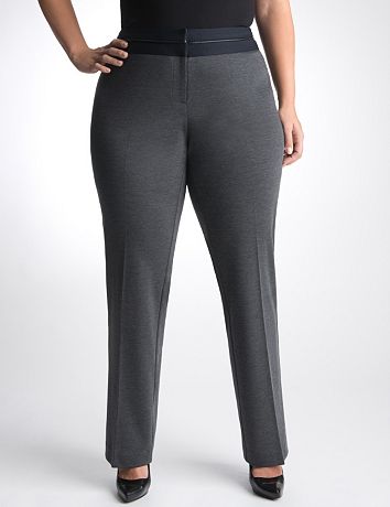 Plus Size Ponte Dress Suit Pant by Lane Bryant