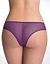 Lace overlay tanga panty