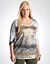 Full Figure Foil Print Tee by Lane Bryant