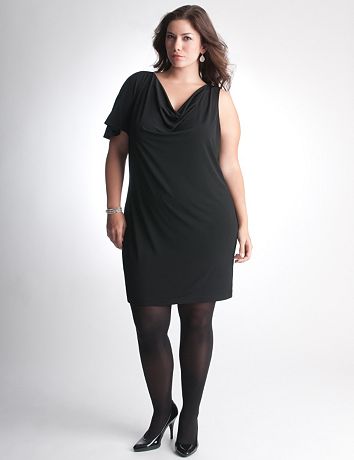 Plus Size One Sleeve Dress by Lane Bryant