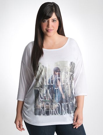 Wild Hearts city graphic tee by Lane Bryant