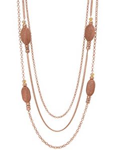 Mesh bead layered necklace by Lane Bryant