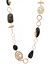 Lane Collection black & goldtone necklace