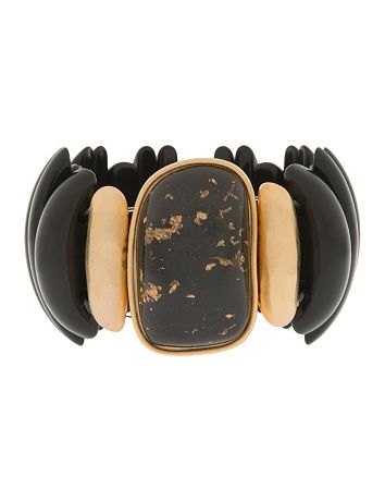 Black & Goldtone Bracelet by Lane Bryant