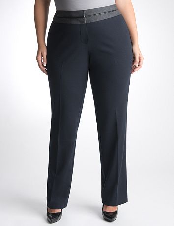 Plus Size Ponte Suit Pant by Lane Bryant