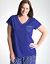 Full Figure Polka Dot Sleep Tee by Cacique
