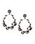 Black & Goldtone Hoop Earrings by Lane Bryant