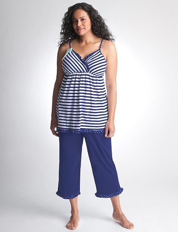 Plus Size Cami & Crop PJ Set by Cacique