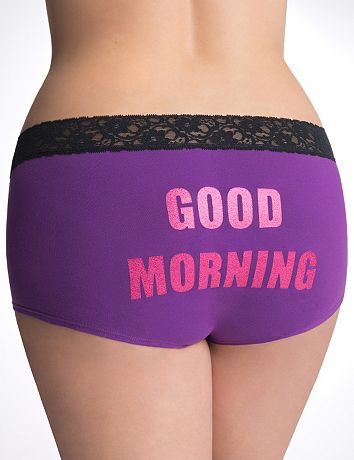 Good Morning cotton boyshort panty