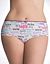 Full Figure Ruched cotton hipster panty
