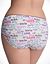 Full Figure Ruched cotton hipster panty