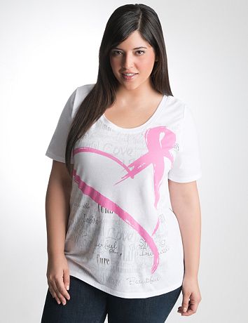 Full Figure Inspire Pink Ribbon Tee