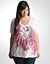 Plus Size Cancer Support Pink Ribbon Tee