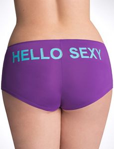 Full Figure Hello Sexy boyshort panty