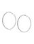 Cubic zirconium hoop earrings by Lane Bryant