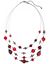 Faux garnet nested illusion necklace by Lane Bryant