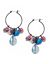 Cluster hoop earrings by Lane Bryant