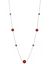 60" faux garnet fireball necklace by Lane Bryant