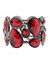 Faux garnet teardrop bracelet by Lane Bryant