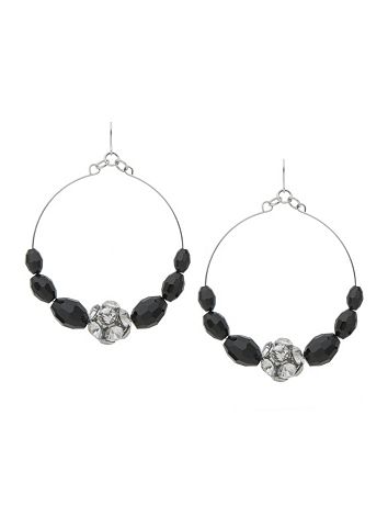 Fireball hoop earrings by Lane Bryant