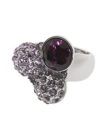 Rhinestone trio ring by Lane Bryant