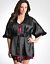 Plus Size Feather Trim Robe by Cacique