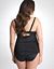 Striped swim tank with built-in balconette bra by Cacique