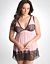 Plus Size Chiffon Lace Babydoll by Cacique