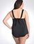 Twist front swim tank with built in balconette bra