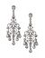Rhinestone chandelier earrings by Lane Bryant