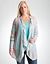 Striped open cardigan