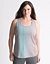 Full Figure Striped Logo Tank by Reebok