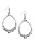 Rhinestone teardrop earrings by Lane Bryant