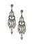 Stone studded chandelier earrings by Lane Bryant