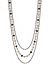 Tiered chain and bead necklace by Lane Bryant