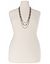 Tiered chain and bead necklace by Lane Bryant