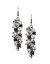 Black & white cluster earrings by Lane Bryant