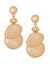 Hammered button drop earrings by Lane Bryant