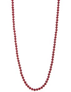 Long faceted bead necklace by Lane Bryant