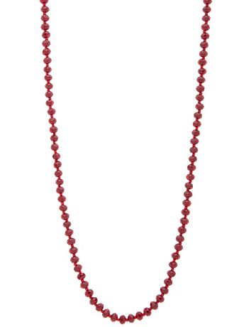 Long faceted bead necklace by Lane Bryant