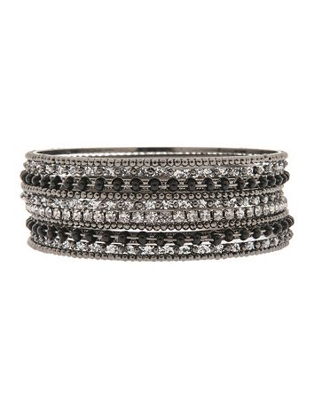 Multi media bangle set by Lane Bryant