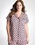 Plus Size Polka Dot Button-up Sleep Top by Cacique