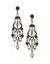 Multi stone chandelier earrings by Lane Bryant