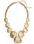 Hammered goldtone necklace by Lane Bryant
