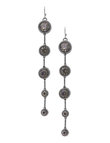 5 stone linear earrings by Lane Bryant