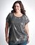 Full Figure Sequin Dolman Tee by Lane Bryant